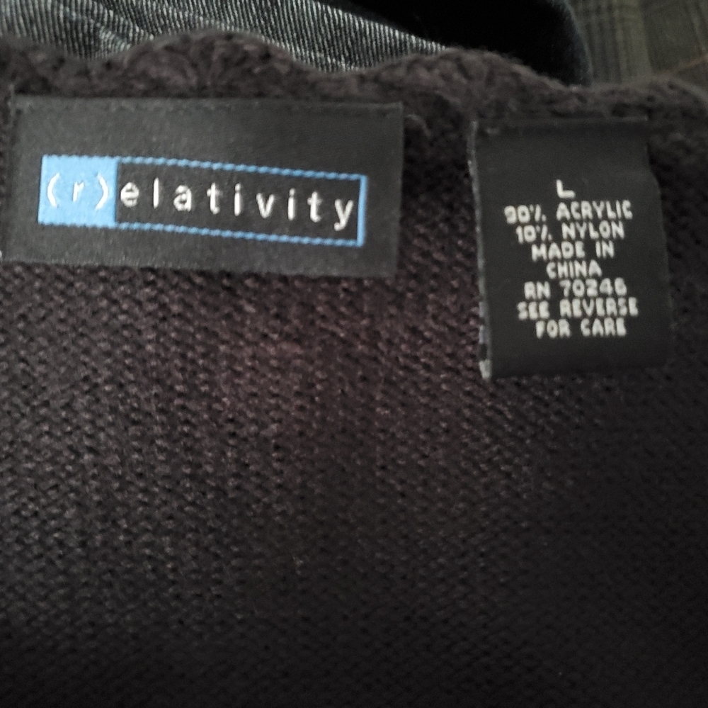 Relativity Open Knit Sweater NWT - Picture 4 of 7